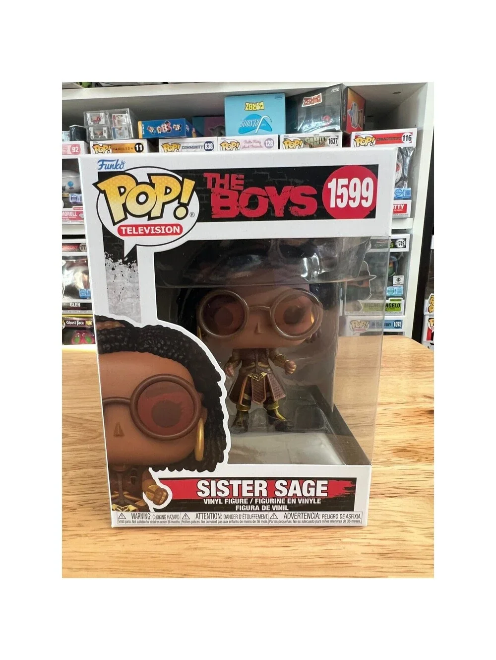 Sister Sage The Boys Funko Pop #1599 Television Comics Seven Susan Heyward TV